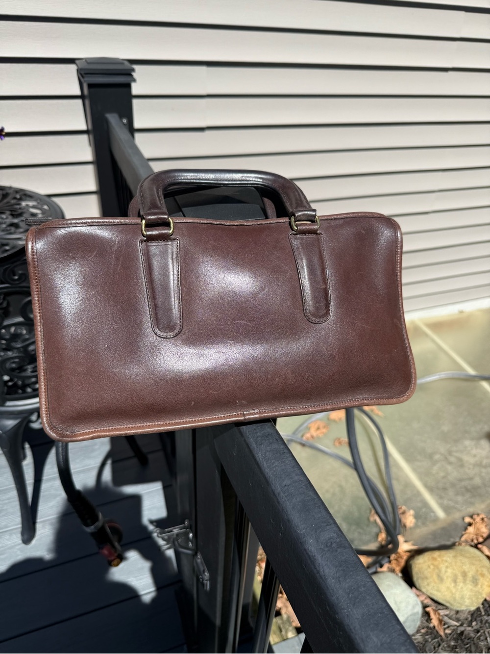 Coach Mahogany Slim Satchel